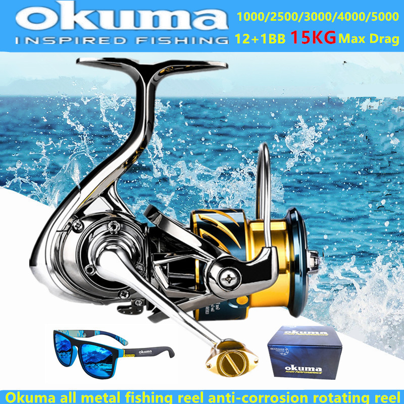 Surf Reel - Okuma All Metal Fishing Reel 12+1BB15KG