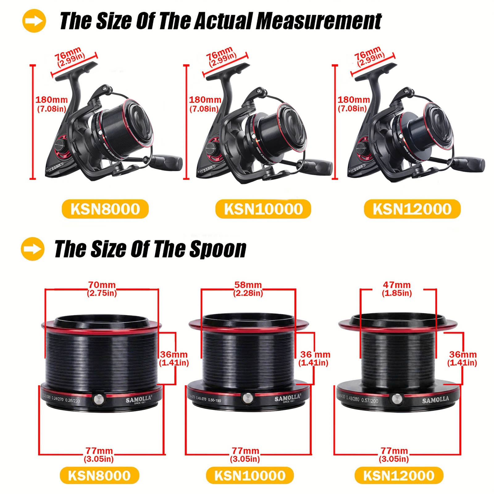CAZULO Long Cast Spinning Reel - Surf Reel review and price