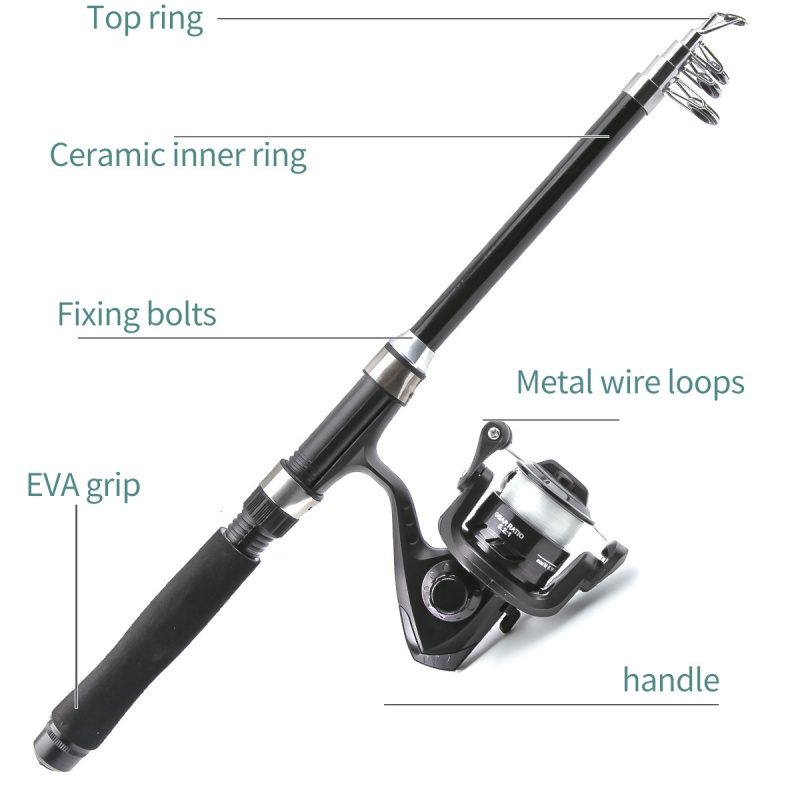 Fishing rod and reel combinati - Reel Bag review and price