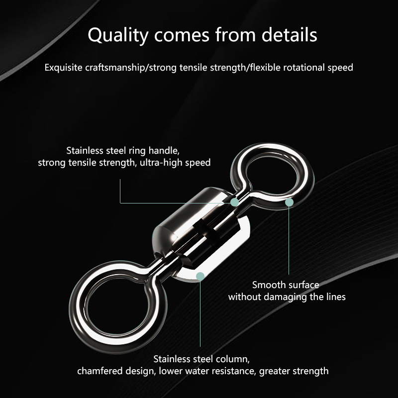 ★▲100Pcs Fishing Swivels Stain - Baitcasting Reel review and price