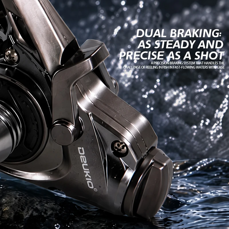 DEUKIO Mini Double Brake Desig - Ice Fishing Reel review and price