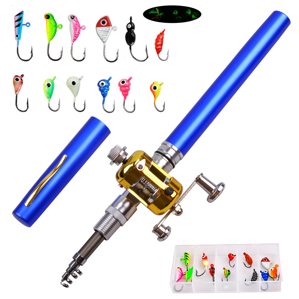 Mini ice fishing rod Combo wit - Ice Fishing Reel review and price