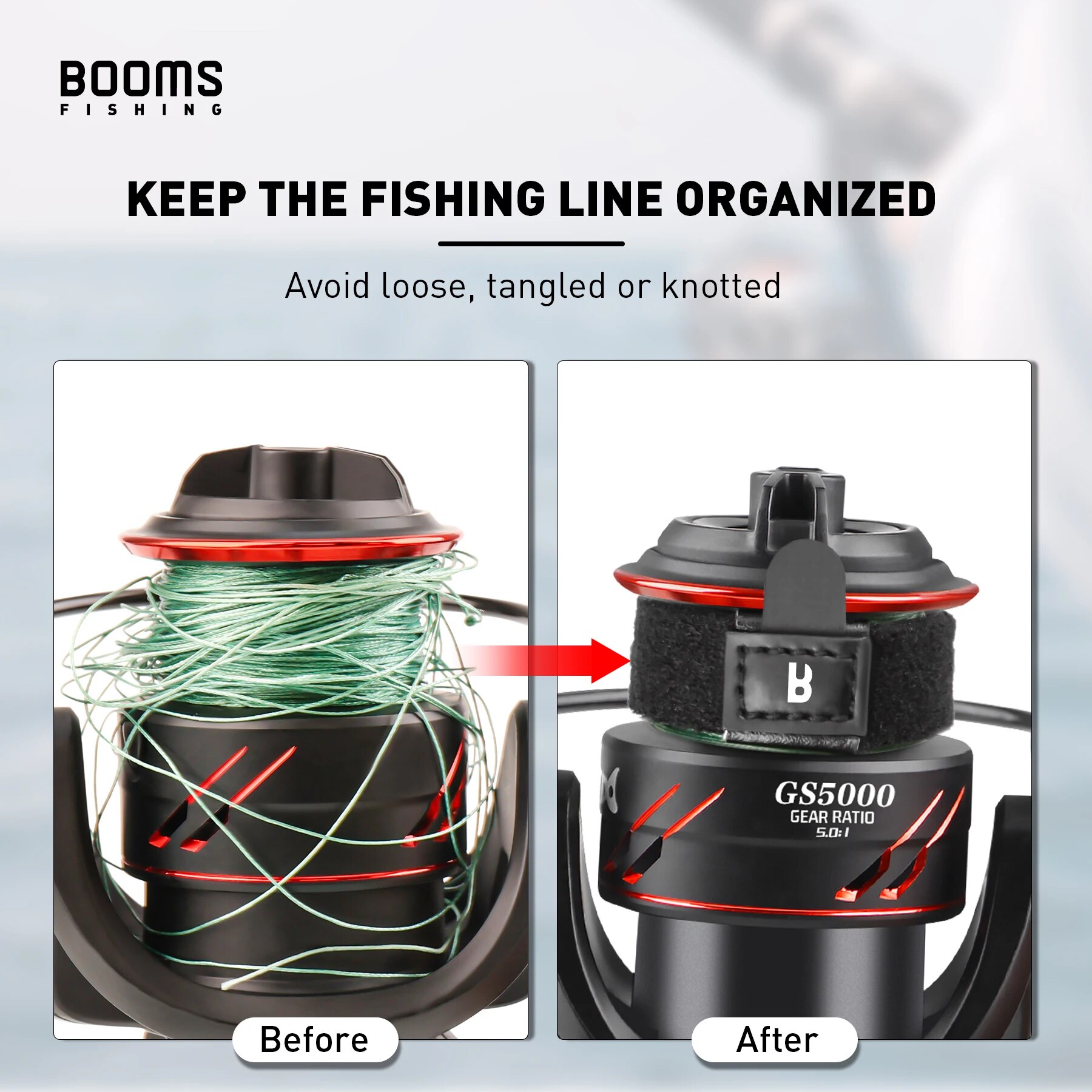 Booms Fishing SB1 4Pcs Spinnin - Reel Cover review and price
